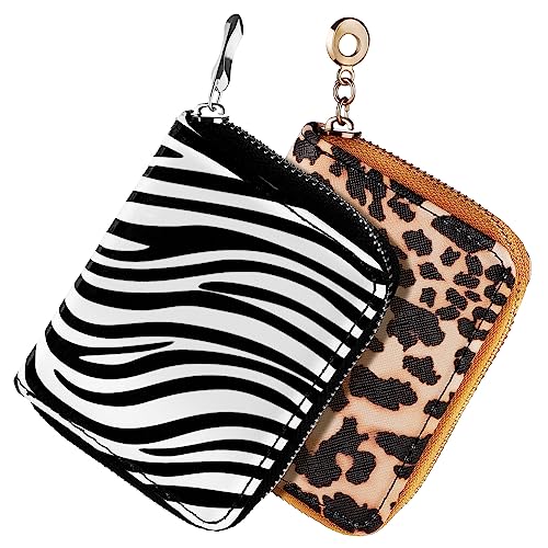 JEWEDECO Geldtasche Aus Pu-Leder Kleingeld-aufbewahrung Mit Reißverschluss Damen-münzgeldbörse Kleine Brieftasche Für Kreditkarten von JEWEDECO