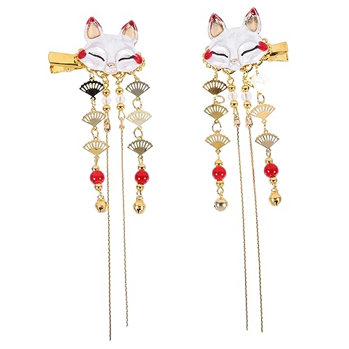 JEWEDECO Modische Feen-haarspangen 2 Stück Chinesische Vintage-quasten-haarnadel Für Seitliche Haarspangen Haar-accessoires von JEWEDECO