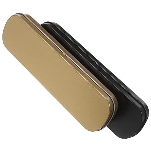 JEWEDECO 2stücke Metall Bleistiftboxen Rechteckige Stifthalter Für Schule Und Büro Und Für Schüler Und Studenten von JEWEDECO