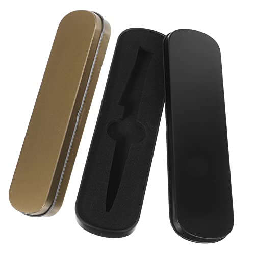 JEWEDECO 2stücke Metall Federmäppchen Mit Deckel Praktische Schreibwarenbox Für Schüler Kosmetik Bürobedarf Leicht Und Langlebig von JEWEDECO