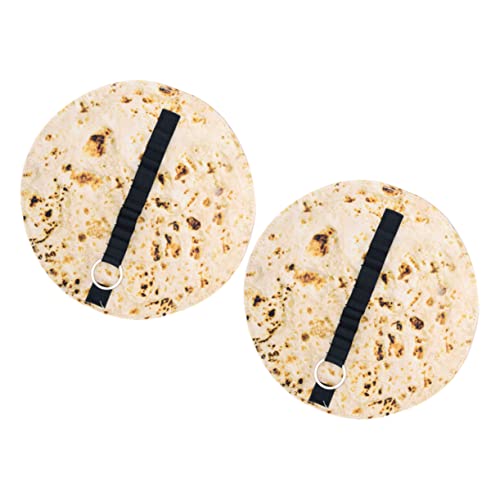 JEWEDECO 2stücke Tortilla Roll Stiftetui Lustiger Und Tragbarer Bleistift-wickel Für Großes Kapazitätsdesign Federmäppchen Für Schule Und Kunst Praktisch Für Zeichnungen Und Malen von JEWEDECO