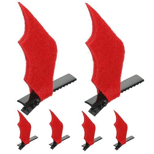 JEWEDECO 3paare Halloween Bat Wing Haarclip Einzigartige Haarspangen Für Kostüm Cosplay Feiern Teiliges Schwarzen Flügeln Für Halloween-dekoration Und Festliche Anlässe von JEWEDECO