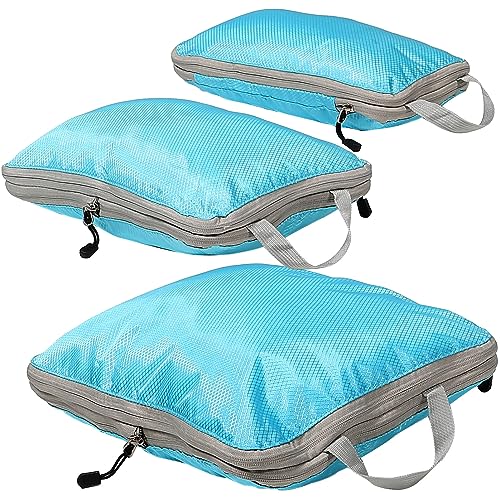 JEWEDECO 3stücke Teiliges Reise Organizer Leichte Packtaschen Für Koffer Wasserfester Kofferorganizer Für Wäsche Socken Und Handtücher Kompakt Und Tragbar von JEWEDECO