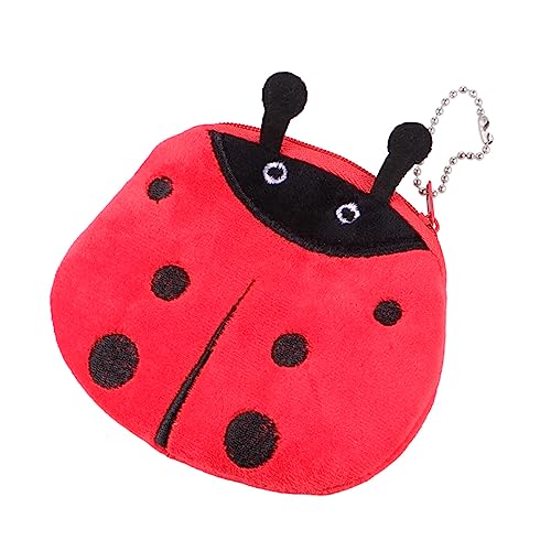 JEWEDECO 3stücke Münzbeutel Klein Aus Plüsch Kurz Und Bezaubernd Geldbörse Mit Reißverschluss Wechseltasche Für Münzen Und Kleingeld Leicht Tragbar von JEWEDECO