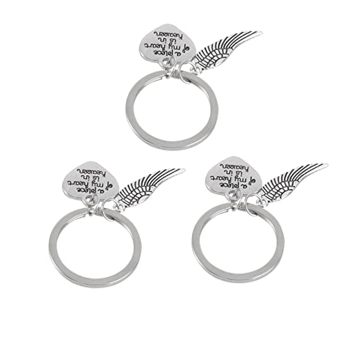 JEWEDECO Engel Schlüsselanhänger Aus Zinklegierung 3 Stück Formschöner Anhänger Für Tasche Schlüssel Oder Dekoration von JEWEDECO