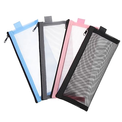 JEWEDECO Federmäppchen Mit Reißverschluss Aus Nylon Tragbar Kleines Federmäppchen Für Schreibwaren Aufbewahrungsbox Mit Großer Kapazität von JEWEDECO