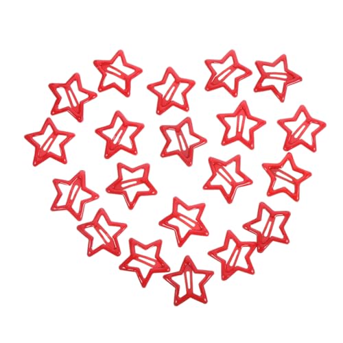 JEWEDECO 40stücke Stern-haarspange Druckknopf-haarspangen Für Damen Haarschmuck Metall Clips Für Dünnes Haar Haarspangen Zum Stylen Mit Stern-design von JEWEDECO