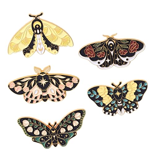 JEWEDECO 5stücke Schmetterlingsbroschen Aus Metall Retro Anstecknadeln Für Frauen Kleidung Dekoration Vintage Brosche Pin Für Jacken Und Taschen JEWEDECO 5stücke Schmetterlingsbroschen Aus Metall Retro Anstecknadeln Für Frauen Kleidung Dekoration Vintage Brosche Pin Für Jacken Und Taschen von JEWEDECO