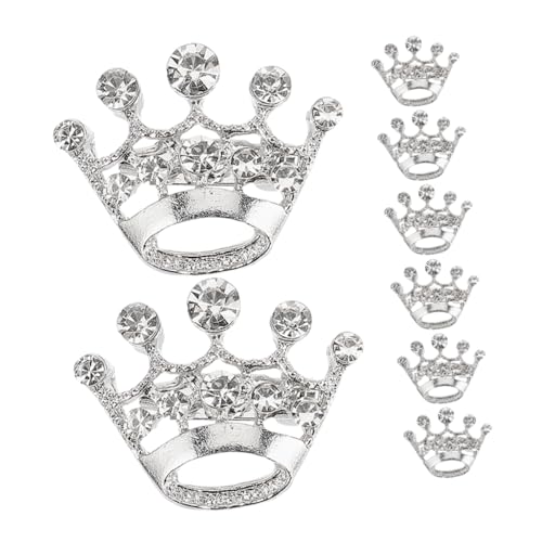 JEWEDECO 8 Stück Teiliges Brosche Pins für Damen Anstecknadeln Funkelnde Accessoires für Hochzeiten Partys Festliche Anlässe von JEWEDECO