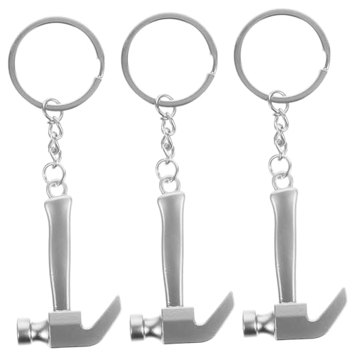 JEWEDECO 9stücke Teiliges Mini Hammer Schlüsselanhänger Kreativer Metall Schlüsselring Mit Für Taschen Praktisches Accessoire Für Freunde Für Schlüssel Oder Handtaschen von JEWEDECO