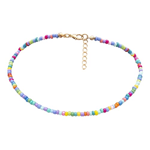 JEWEDECO Halskette Schmuck Bunte Reisperlenkette Als Für Abschlussball Junggesellinnenabschied JEWEDECO Halskette Schmuck Bunte Reisperlenkette Als Für Abschlussball Junggesellinnenabschied von JEWEDECO