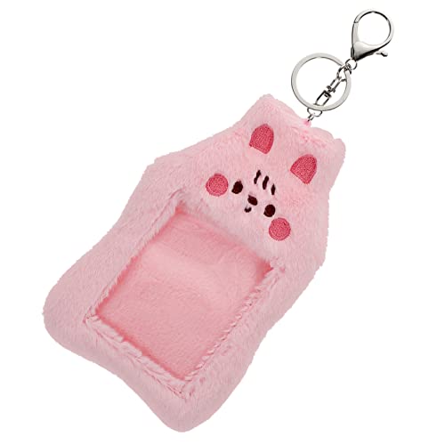 JEWEDECO Cartoon Plüsch Kartenhülle Für Id Und Spielkarten Dekorative Katzen-Design Leicht Und Tragbar Für Schüler Und Lehrer Mit Schlüsselanhänger Für Einfache Handhabung von JEWEDECO