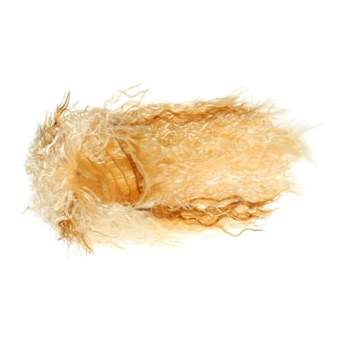 JEWEDECO Curly Wig Für Männer Jahre Rocker Perücke Für Kostümpartys Und Halloween Stilvolle S-form Vielseitige Anwendung Für Festivals Und Cosplay von JEWEDECO