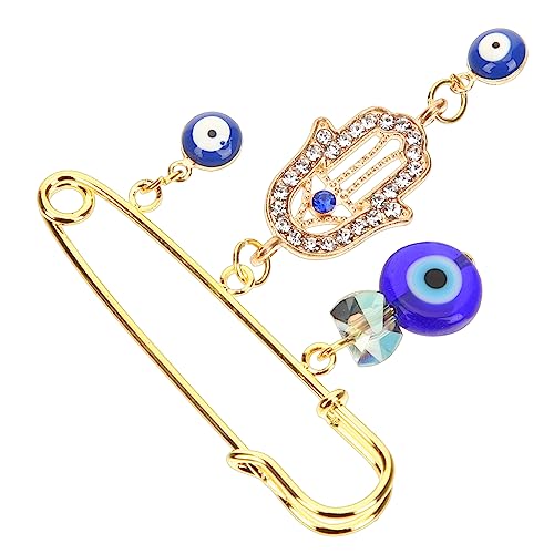 JEWEDECO Evil Eye Brosche Für Damen Und Herren Handgefertigte Anstecknadel Mit Blauen Augen Für Hochzeiten Partys Modisches Accessoire Für Cardigans Und Schals JEWEDECO Evil Eye Brosche Für Damen Und Herren Handgefertigte Anstecknadel Mit Blauen Augen Für Hochzeiten Partys Modisches Accessoire Für Cardigans Und Schals von JEWEDECO
