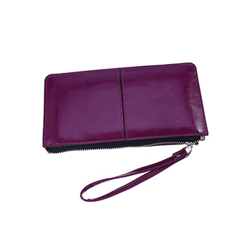 JEWEDECO Damen Geldbörse Zipper Clutch Handtasche Hochkapazität Umschlag Tasche Mobiles -Design Elegantes Sicherer Verschluss Für Täglichen Gebrauch Und Unterwegs von JEWEDECO