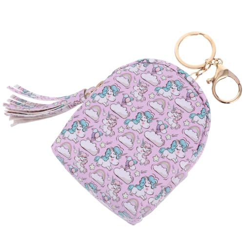 JEWEDECO 1stück Mini Cartoon Change Purse Für Süßer Pu Ohrhörer Aufbewahrungstasche Für Kleingeld Und Kleine Gegenstände Mit Einhorn-Design von JEWEDECO