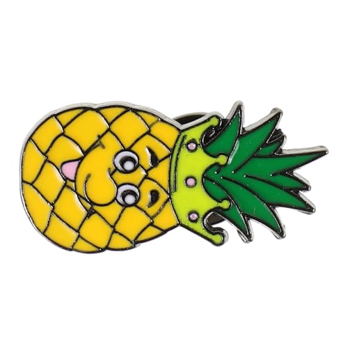 JEWEDECO Emaille Anstecknadeln Fruchtmotiv Bunte Metall Pins für Rucksäcke Jacken Hüte Leicht und Robust Banana Brosche für Studenten Accessoires von JEWEDECO