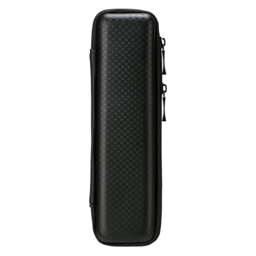 JEWEDECO Großes Schwarzes Federmäppchen Mehrere Fächer Eva-stifttasche Doppelreißverschlüsse Praktische Bleistiftbox von JEWEDECO