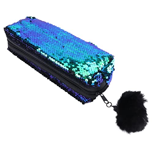 JEWEDECO Federmäppchen Mit Pailletten in Meerjungfrau- Stilvolle Make-up-aufbewahrung Für Damen Sicheres Material Ordentlich Und Sauber Für Jungen Und Mädchen von JEWEDECO