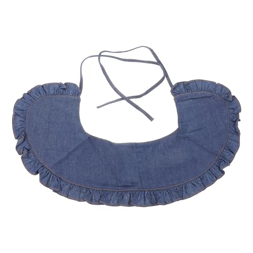 JEWEDECO Trendiger Falscher Kragen Für Damen Denim-mini-cape Gerüschte Kanten Am Kragen Für Damen-outfits JEWEDECO Trendiger Falscher Kragen Für Damen Denim-mini-cape Gerüschte Kanten Am Kragen Für Damen-outfits von JEWEDECO