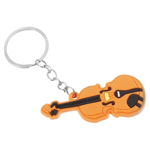 JEWEDECO Geigenschlüsselkettenschlüsselschlüsselanschläge Tuner Keychain Holder Organizer Halter Schlüsselketten Schlüsselorganisator Auto Schlüsselbund Wallet Schlüsselbund Instrumente von JEWEDECO