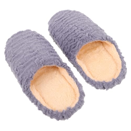 JEWEDECO Hausschuhe Für Damen Und Herren Weiche Sohlen Warmes Futter Rutschfeste Sohle Hausschuhe Für Drinnen Ruhiges Design Komfortable Sohle Sicherer Grip Vielseitigkeit von JEWEDECO