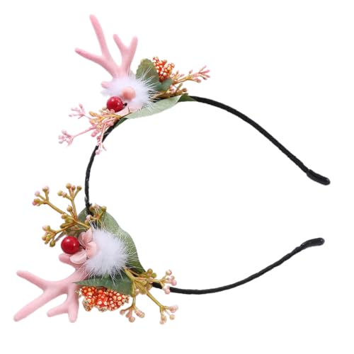 JEWEDECO Stirnband Aus Geweih Für Weihnachtspartys Weihnachtsband Festival-kopfschmuck Requisite von JEWEDECO