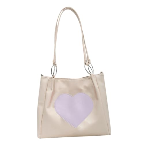 JEWEDECO Große Kapazität Tote Bag Damen Handtasche All match Schultertasche Modisch Vielseitig für Uni Büro Alltag Party Shopping Reise von JEWEDECO