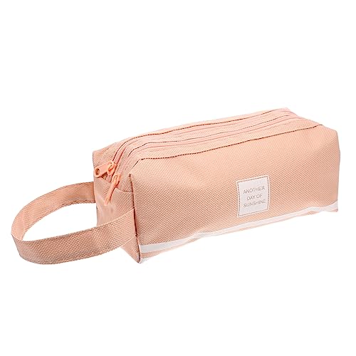 JEWEDECO Großzügiger Stiftetui Aus Strapazierfähigem Oxford Doppellagig Mit Reißverschluss Für Schule Büro Und Unterwegs Für Stifte Scheren Und von JEWEDECO