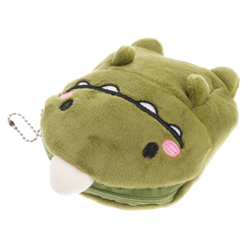 JEWEDECO Mini Geldbörse Für Mädchen Niedlicher Dinosaurier-münzbeutel Plüsch Praktischer Reißverschluss-münzhalter Handliches Design Für Frauen Und Junge Mädchen Für Täglichen von JEWEDECO