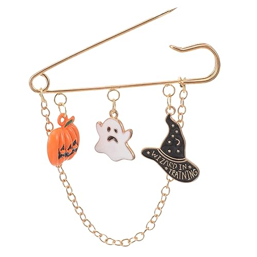 JEWEDECO Halloween Brosche Anstecknadel für Damen Herren Stilvolle Halloween Brosche für Kleidung Taschen Hüte Kreatives Accessoire mit Einzigartigem Design von JEWEDECO