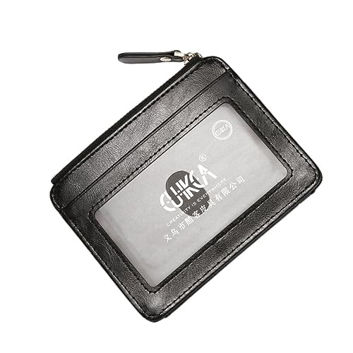 JEWEDECO Herren-geldbörse Mit Reißverschluss Große Kapazität Modische Geldbörse Für Herren Kreditkartenetui Schwarz Robust Und Bequem von JEWEDECO