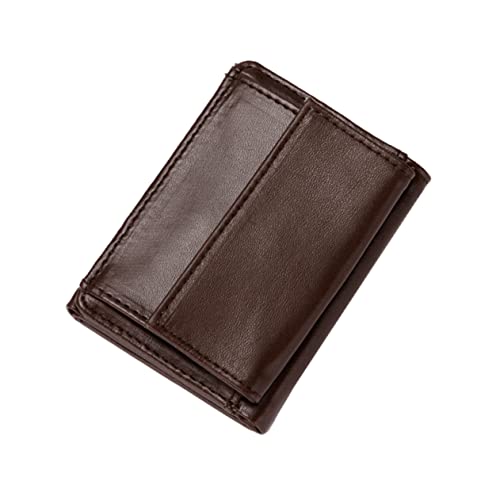 JEWEDECO Geldbörse Für Herren Kleiner Geldbeutelhalter Multifunktionale Herren-geldbörse Weiches Pu-Leder Für Visitenkarten von JEWEDECO