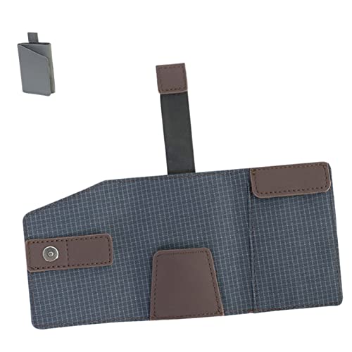 JEWEDECO Kreditkartenetui Aus Pu- Kartenetui Visitenkartenetui Ausweistasche Tragbarer Kartenorganizer Wechseltasche Kartentasche Kartenhalter Für Außenbereich von JEWEDECO