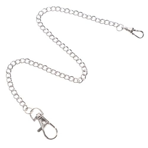 JEWEDECO Kette Für Taschenuhr Metall Mit Clip Für Herren Und Damen Als Taschenuhrzubehör Und Modisches Accessoire von JEWEDECO