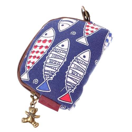 JEWEDECO Münzgeldbeutel Damen Japanischer Stil Kleingeldbörse Mit Elegantem Muster Langlebig Und Praktisch Für Täglichen Gebrauch Für Unterwegs von JEWEDECO