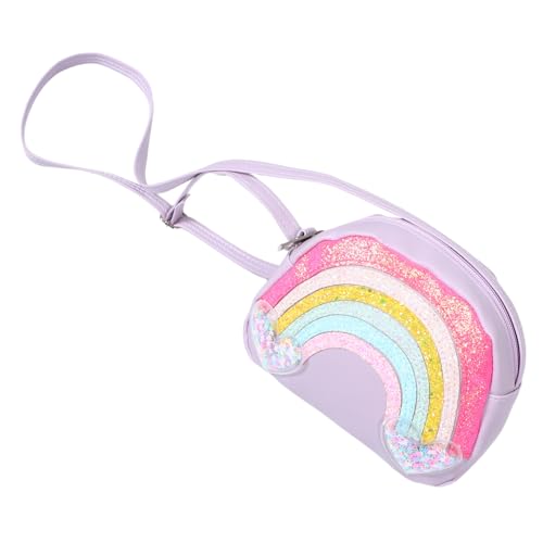 JEWEDECO Kleinkinder-geldbörse: Kleine Mädchen-Handtasche in Macaron-Farben, Regenbogen-umhängetasche Für Kinder – Schultertasche Für Kleinkinder, Schulpartys, Den Täglichen Gebrauch von JEWEDECO