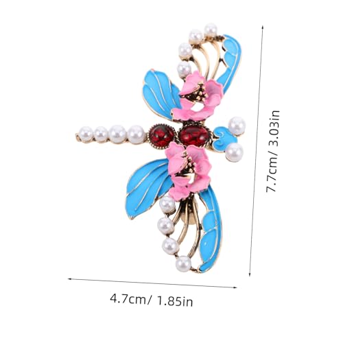 JEWEDECO Kunstvoller Chinesischer Vintage Libellen Broschen Anstecker Robustem Modisches Jacken und Hanfu Accessoire zu Hochzeit Geburtstag und Muttertag für Frauen von JEWEDECO