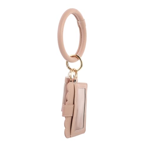 JEWEDECO Reise Kosmetik Make-up Tasche Mit Schlüsselanhänger Und Handgelenkband Für Lippenstifte Und Karten Pu Handgefertigt Für Organisation Und Aufbewahrung von JEWEDECO