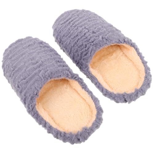 JEWEDECO Weiche Hausschuhe Mit Rutschfester Sohle Für Zuhause Hotel Und Reise Leise Und Bequeme Hausschuhe Für Herren Und Damen Geeignet Für Frühling Herbst Und Winter von JEWEDECO