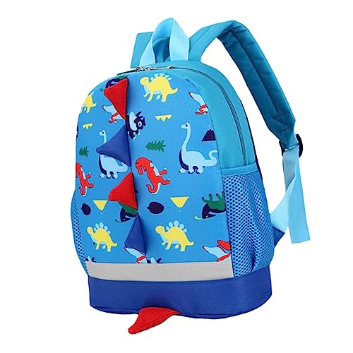 JEWEDECO Cartoon-Rucksack Für Junge Mädchen Bequemer Dinosaurier-Rucksack Praktische Buch-Tasche Campingtasche Mit Verstellbarem Schultergurt Aufbewahrungstasche Für Windeln Und Mehr von JEWEDECO