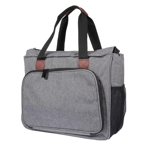 JEWEDECO Stickerei Werkzeug Tragetasche Mehrere Taschen Aufbewahrungstasche Sticksets Oxford Stabiler Tragegriff Schutz Projekte Kreuzstichliebhaber Stickanfänger von JEWEDECO