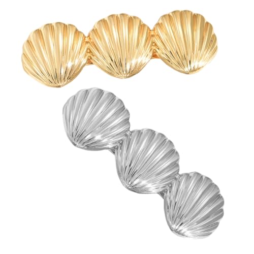 JEWEDECO 2stücke Metall-haarspangen Für Frauen Große Retro-klammern Aus Metall Französische Barrettes Für Dickes Haar Vielseitige Haarschmuck-accessoires Für Jeden Anlass von JEWEDECO