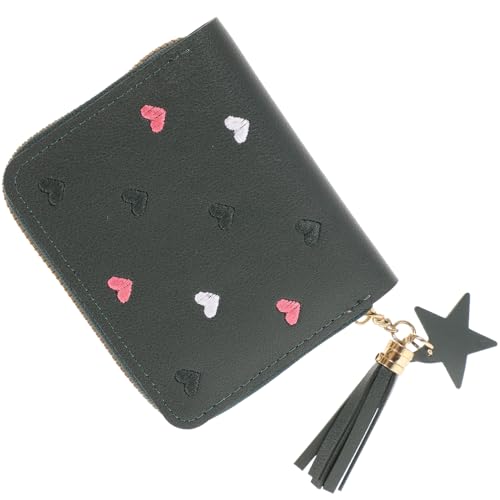 JEWEDECO Damen-Portemonnaie Mit Cartoon-Design Kartenetui Aus Pu-Leder Praktische Aufbewahrungstasche Für Karten Und Tickets von JEWEDECO