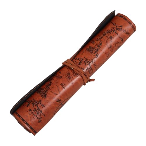 JEWEDECO Pen Roll up Organizer Hochwertigem Canvas Große Kapazität Für Stifte Buntstifte Pinsel Tragbare Stiftetasche Für Künstler Und Studenten Vintage Design von JEWEDECO