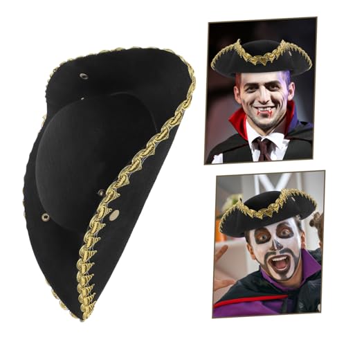 JEWEDECO Halloween Piratenhut Für Kostümpartys Vielseitige Kopfbedeckung Für Und Cosplay-events Für Erwachsene Und Jugendliche von JEWEDECO