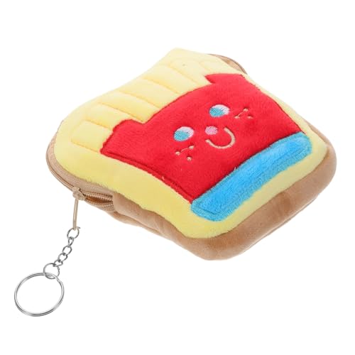 JEWEDECO Niedliches Plüsch Cartoon Geldbörse Mini Geldbörse Münztasche Reißverschluss Kleine Damen von JEWEDECO