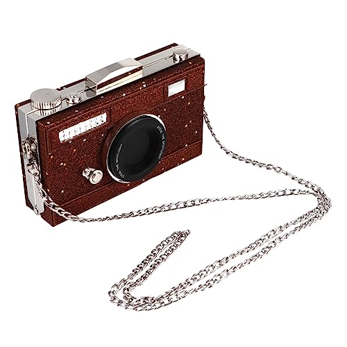 JEWEDECO Quadratische Kameratasche Mit Riemen Umhängetasche Schultertasche Großes Fassungsvermögen Für Handy Kosmetik Tragbar Für Mädchen von JEWEDECO