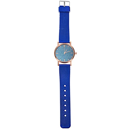 JEWEDECO Damen Quarzuhr Mit Silikonarmband Einstellbare Modische Armbanduhr Für Alltag Und Leicht Für Freizeit Und Büro von JEWEDECO
