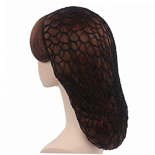 JEWEDECO 2stücke Netz Schlafmütze Für Lange Haare Haarschutz Schlafhaube Elastische Haarhaube Geeignet Für Frauen Schwarz Und Burgunder Nächtlichen Haarschutz Und Pflege von JEWEDECO